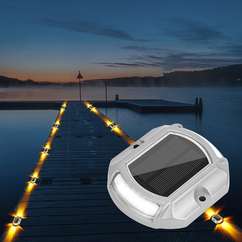 Aluminium PC zonnepaneellamp voor een gemakkelijke installatie in warm wit