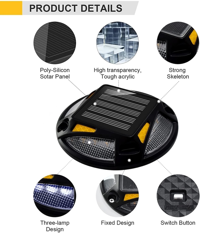 2V Solar Dock Light Bule/Cold White 108*21 MM voor dockingtoepassingen