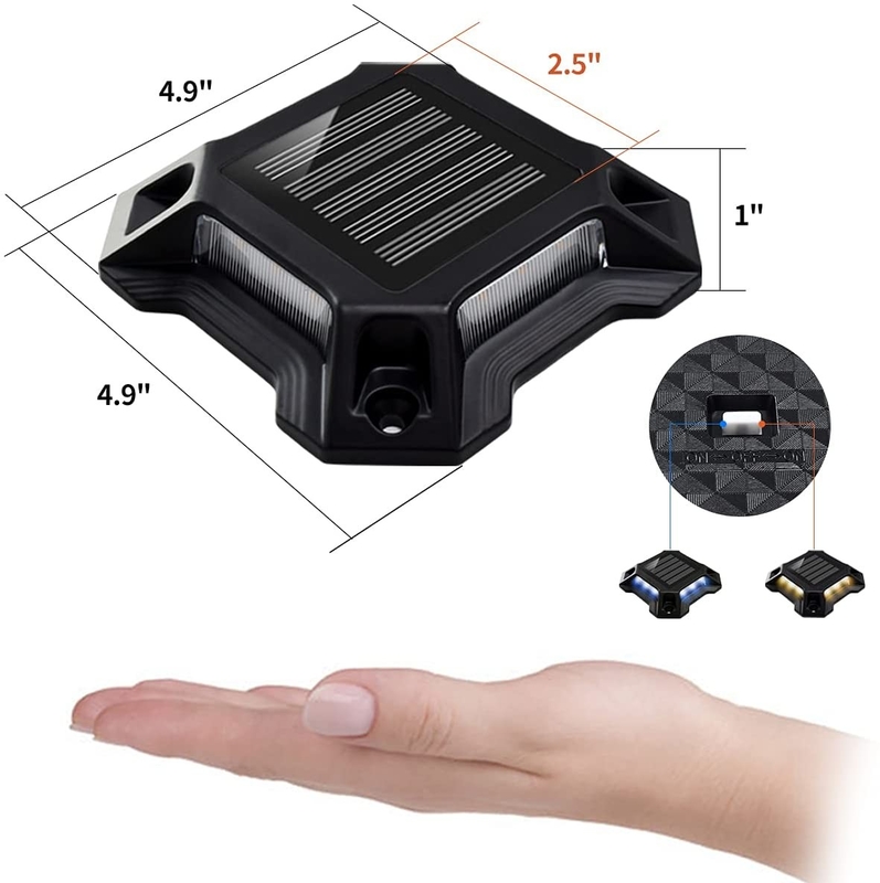 Bule/Cold White Solar Led Light Aangedreven door 1,2V/600MAH Ni-Mh batterij