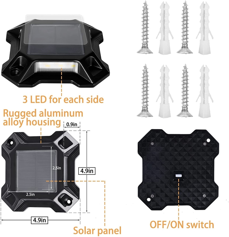 Bule/Cold White Solar Led Light Aangedreven door 1,2V/600MAH Ni-Mh batterij