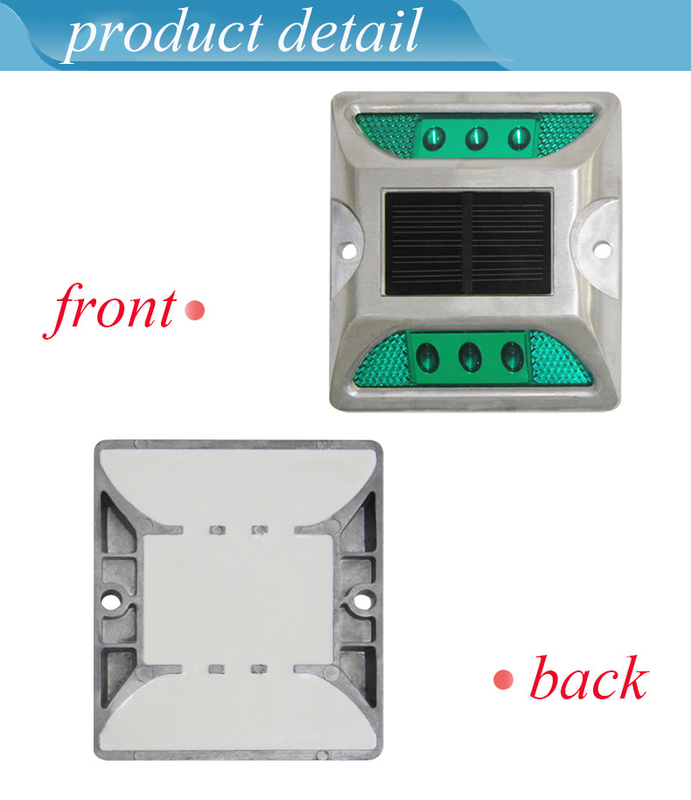 Wit Geel Rood Blauw Groen 330g 2V LED Zonne-energie Straatstaken Werktemperatuur -20C-70C Aluminium legering