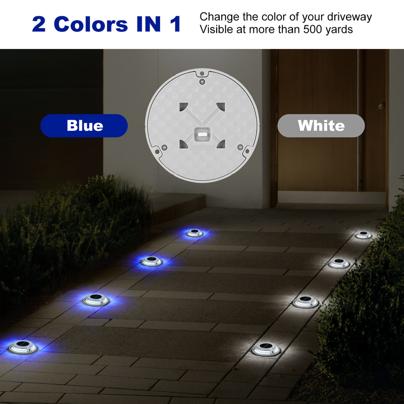 20 lumens Zonne-energie Dock Light Duurzaam Aluminium PC Materiaal 2V Spanning