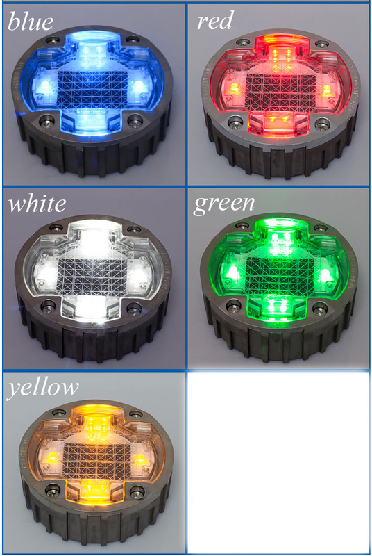 Aluminium legering zonnewegstokjes met LED licht oplaadbare batterij 1.2V/600mAh MSDS