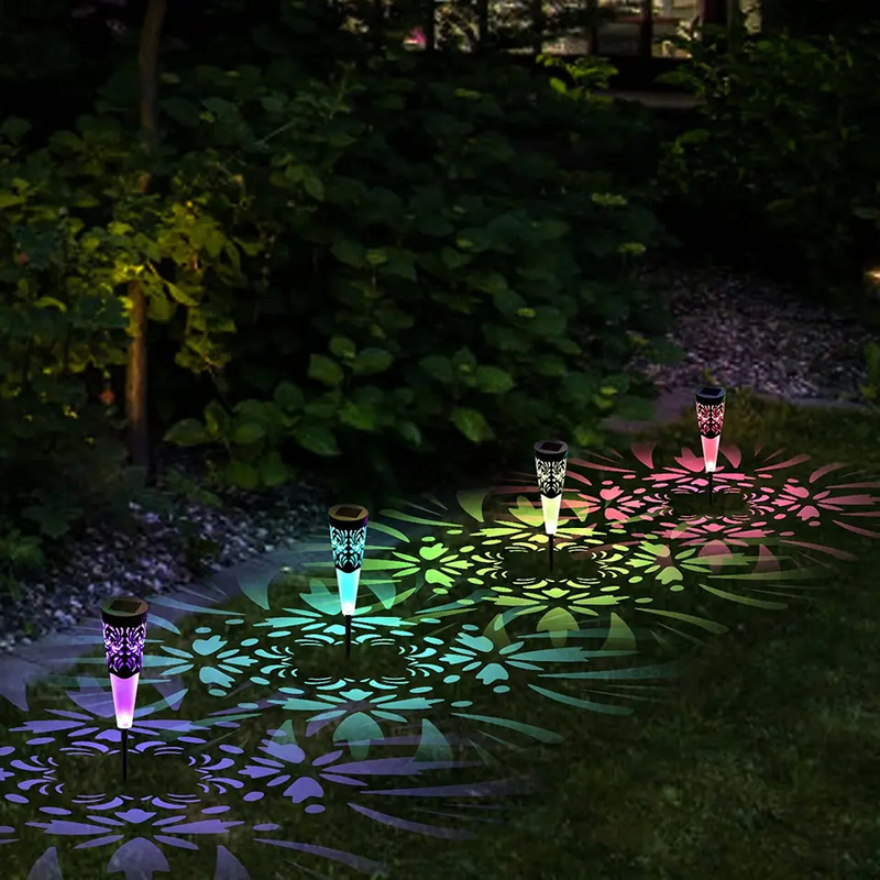 De Solar Energy Stake Light met 2 LED Light Bead IP65 alle weersomstandigheden bestand