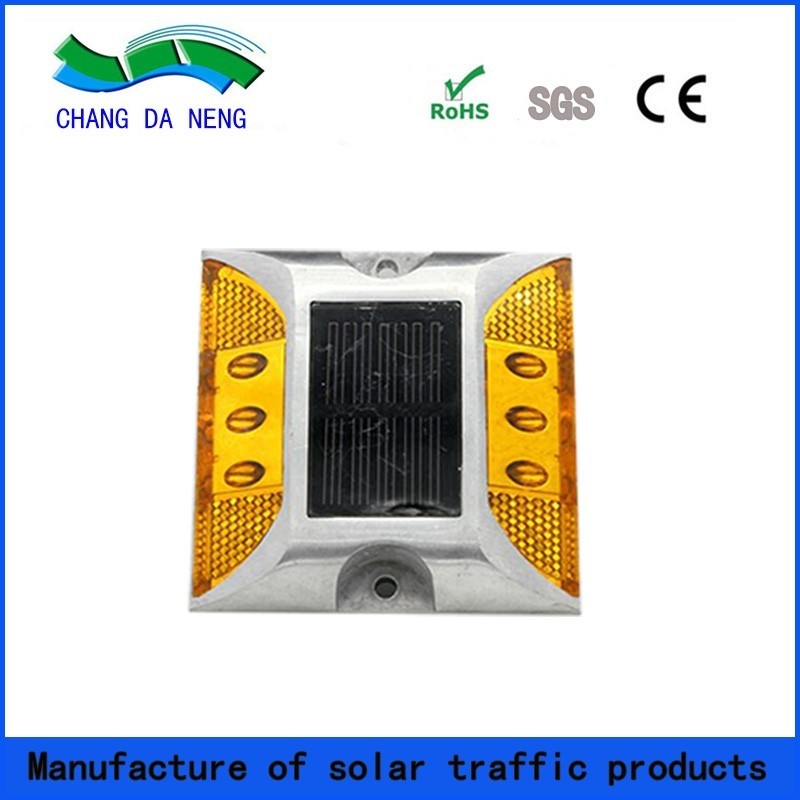 PBW Aluminium Solar Road Stud LED Solar Road Reflector Voor Veiligheidswaarschuwing