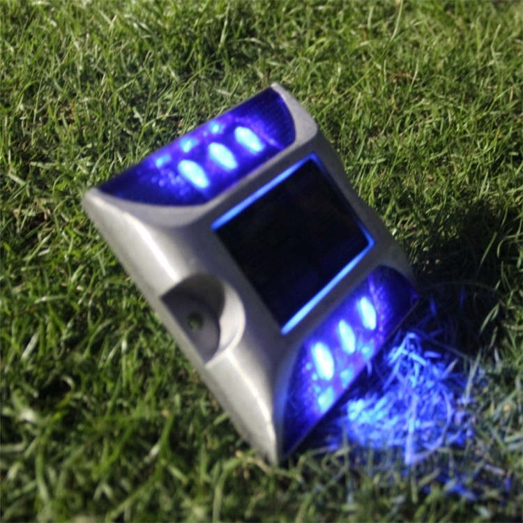 PBW Aluminium Solar Road Stud LED Solar Road Reflector Voor Veiligheidswaarschuwing