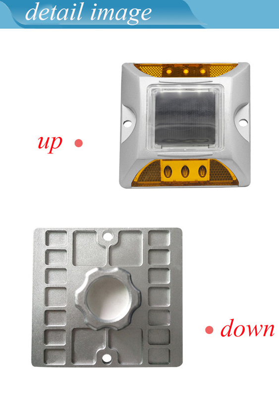 PBW Aluminium Solar Road Stud LED Solar Road Reflector Voor Veiligheidswaarschuwing