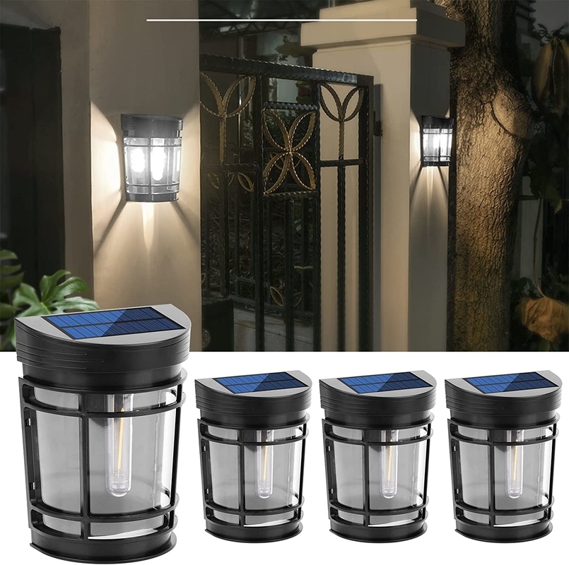 Warm Wit tot RGB Zonnewandlicht Ternaire lithiumbatterie Met waterdichte IP65 PC Shell