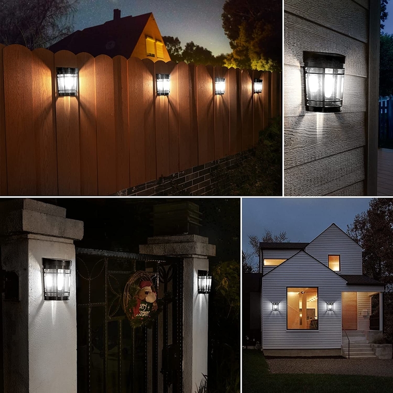 Warm Wit tot RGB Zonnewandlicht Ternaire lithiumbatterie Met waterdichte IP65 PC Shell