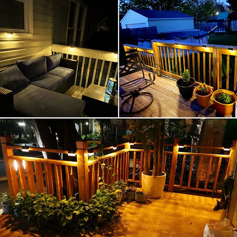 RGB-lichten Zonne hek licht Buiten led zonnelicht met Warm White Lighting kleur