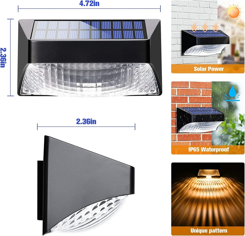 Buiten waterdicht dek wandlamp Led Solar Luminous Lighting Muurlichten Voor Tuin hek Buitenmuur