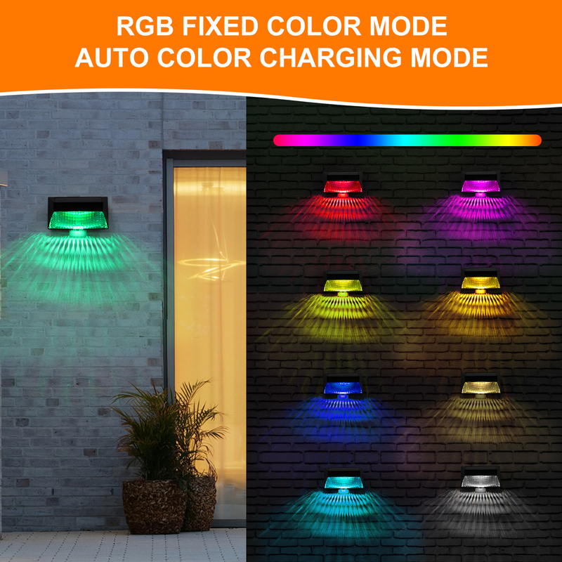 Buiten waterdicht dek wandlamp Led Solar Luminous Lighting Muurlichten Voor Tuin hek Buitenmuur