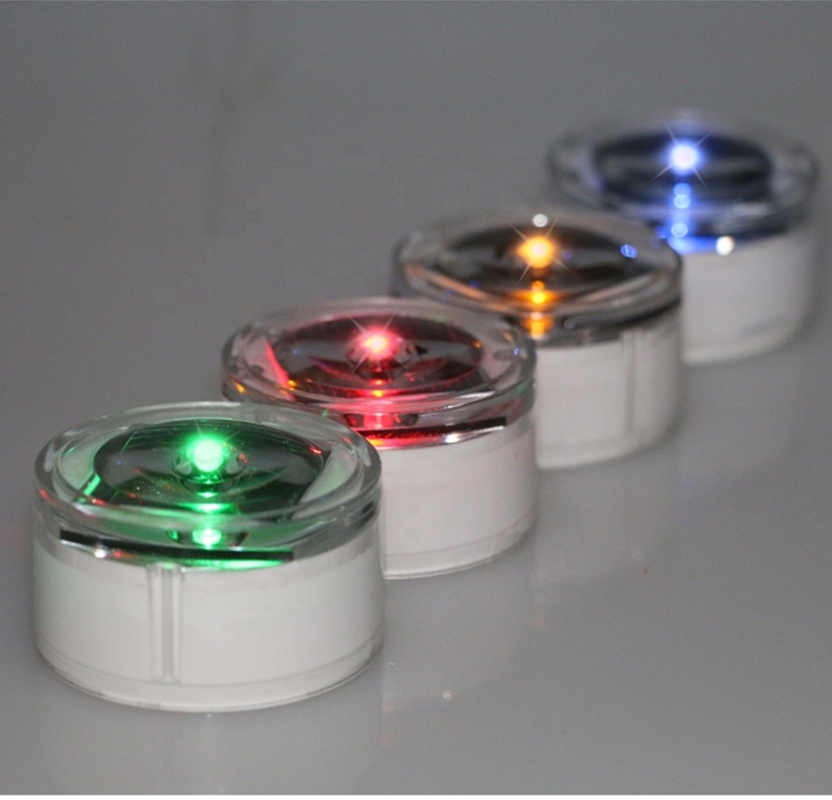 Aluminium ondergrondse zonnewegstokjes Ronde ingebouwde LED-baken Lichtwegmarkers