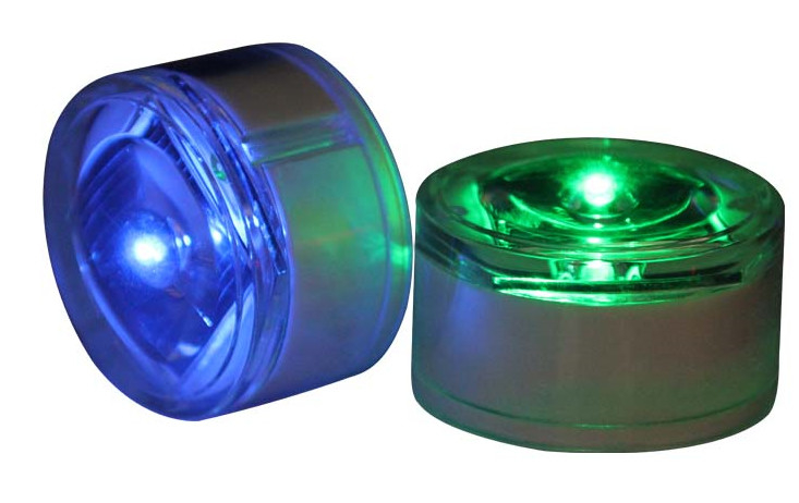 Aluminium ondergrondse zonnewegstokjes Ronde ingebouwde LED-baken Lichtwegmarkers