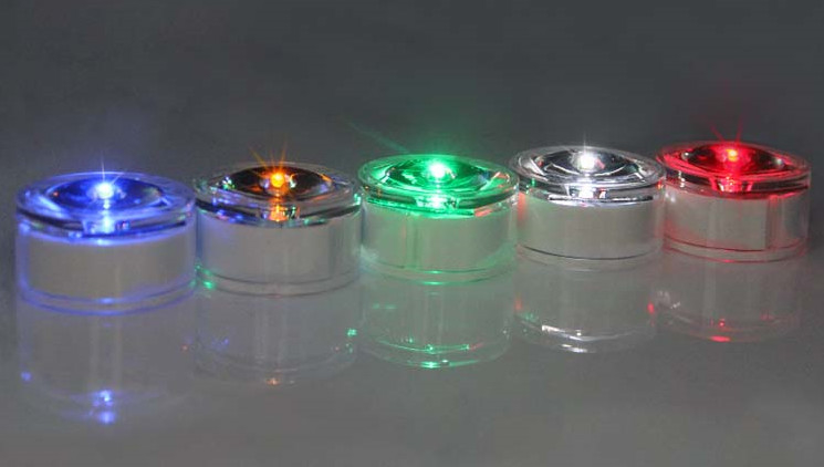Aluminium ondergrondse zonnewegstokjes Ronde ingebouwde LED-baken Lichtwegmarkers