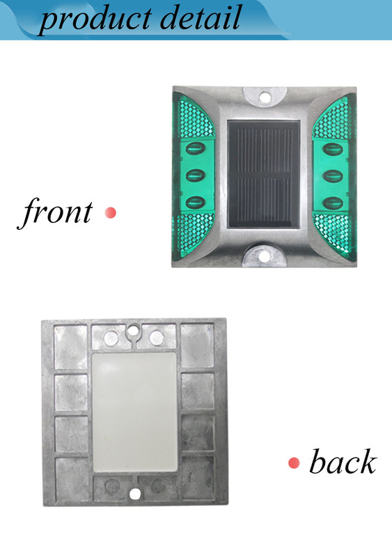 Cat Eye Aluminium Zonneverkeersreflecterend straallamp IP68 snelweg Meerdere kleuren Zonnewegstaaf