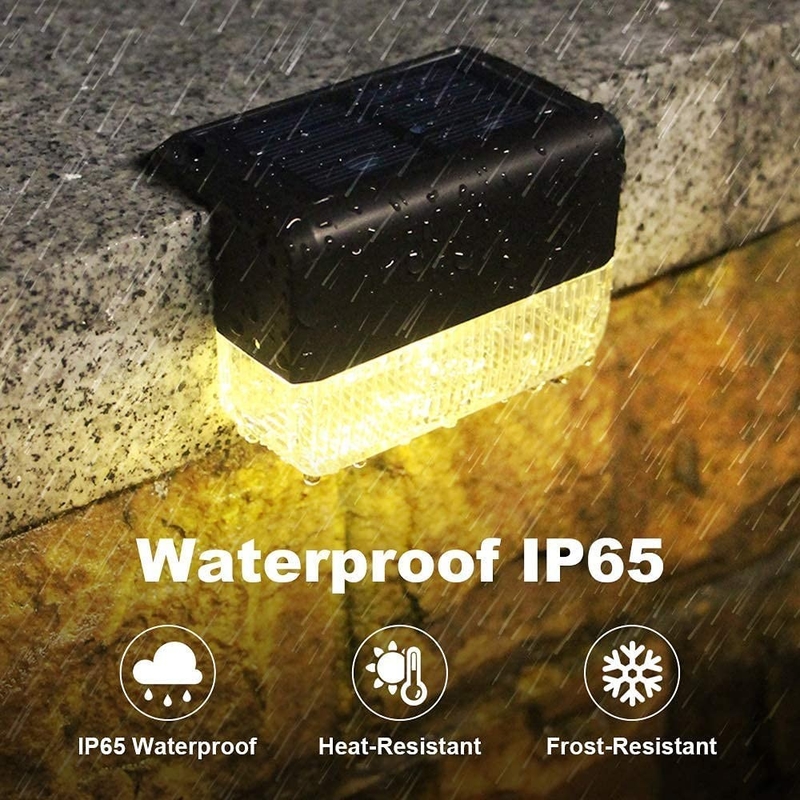15 uur Warm Wit RGB Zonne hek licht 20 lumens ABS PMMA Waterdicht Monokristallijn Silicium