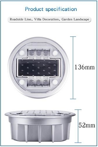 Solar Ground Reflection Marker Zonne-aangedreven wegstokjes met een breed werktemperatuurbereik