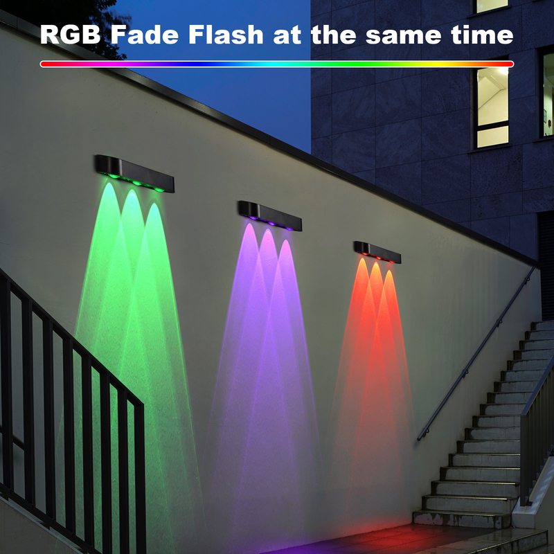 CDN-KF04E Zonne-aangedreven RGB-LED-licht Veelzijdige en energiebesparende buitenverlichting met een levensduur van ≥50000 uur