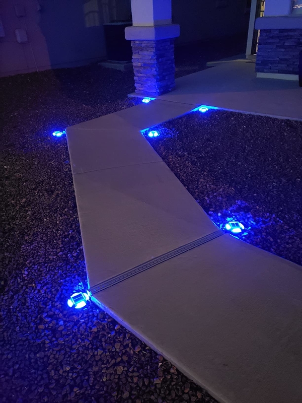 IP67 waterdicht LED-zonne-docklicht Temperatuurspanne van -20 °C ~ 60 °C Met schroefinstallatie