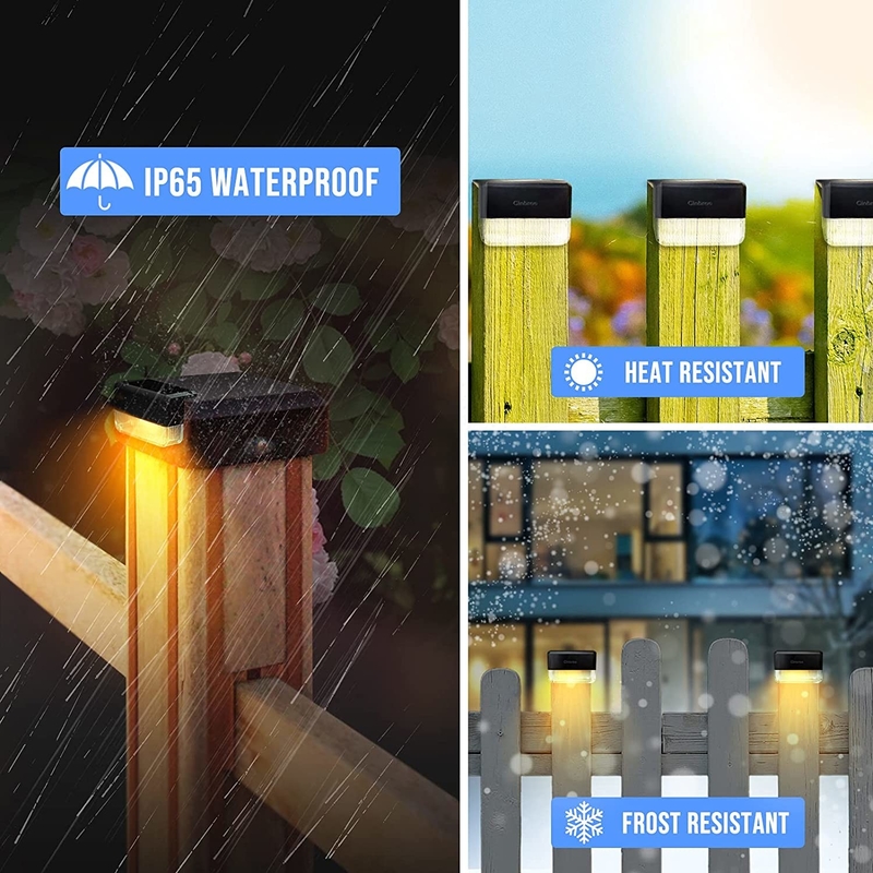 Weerbestendige zonne-tuinverlichting Cct 3500K Warm Wit Monokristallijn Silicium Zonnepaneel Energiebesparend