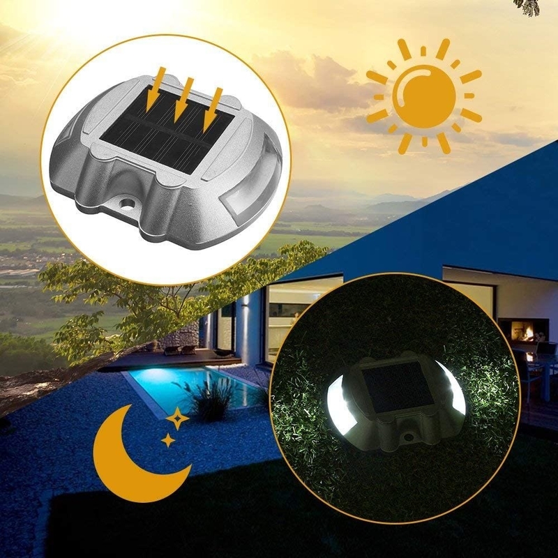 Zonnewandreflectoren met kleef- of schroefmontage Led Qty 2 stuks per zijde -20°C tot 70°C