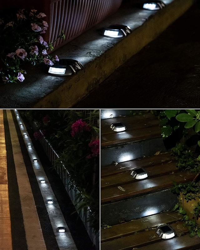 Zonnewegreflectoren Licht met 6 LED's en ingebouwde Ni-MH-batterij 100 uur lichttijd
