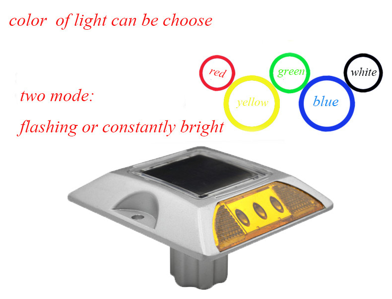 Ultra lange verlichting 6 LED zonne-afspiegelers met 800 meter zichtbare afstand