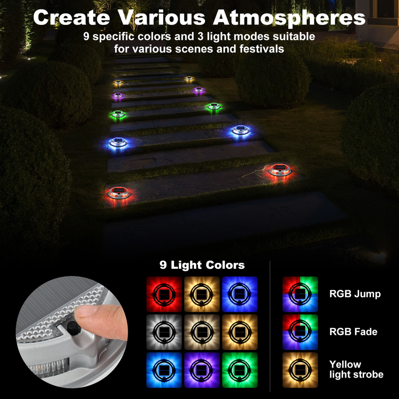 2V waterdicht zonne-docklicht Zonne-LED-licht met 20 lumens LED-lichtbron