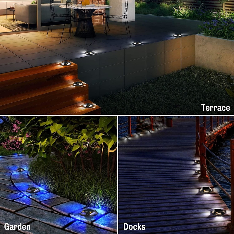 2V-spanning zonne-deklampen voor trappen in het dek Railing verlichting buiten waterdicht