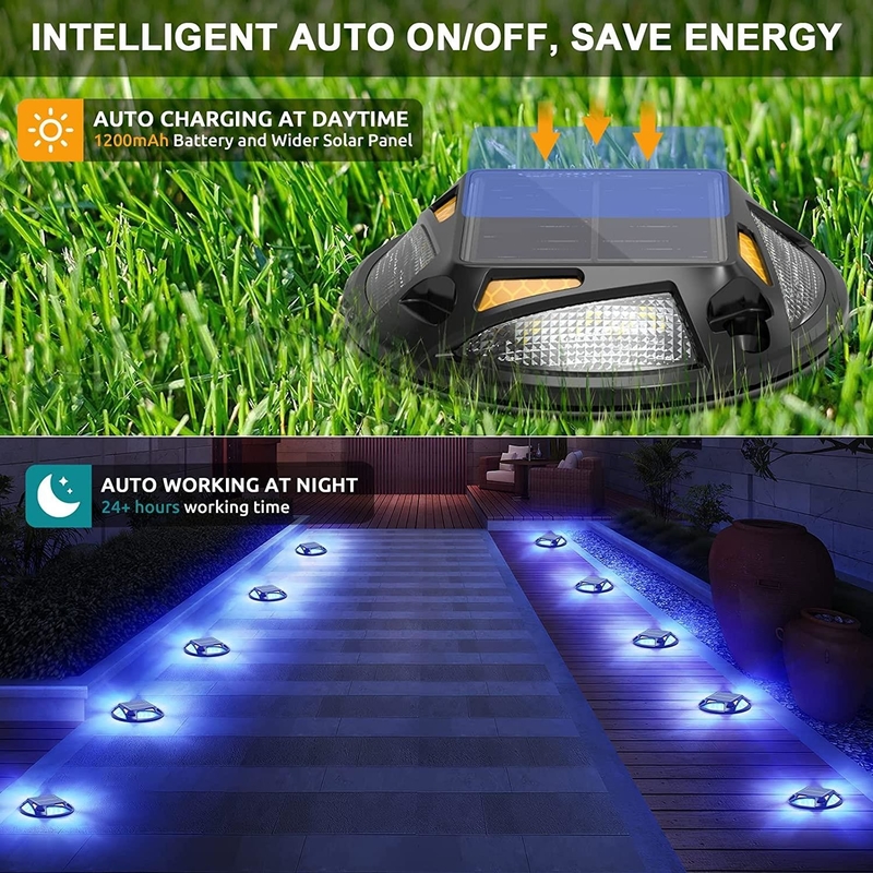 2V-spanning zonne-deklampen voor trappen in het dek Railing verlichting buiten waterdicht