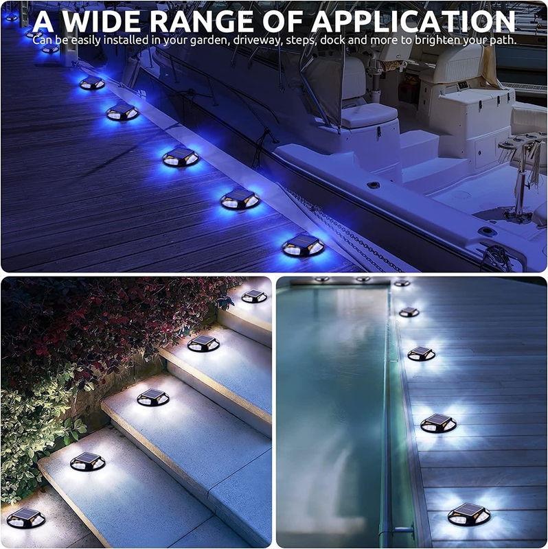 2V-spanning zonne-deklampen voor trappen in het dek Railing verlichting buiten waterdicht