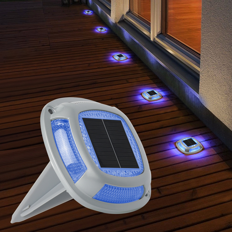 nieuw ontwerp zonne-energie led tuin dock licht aluminium materiaal