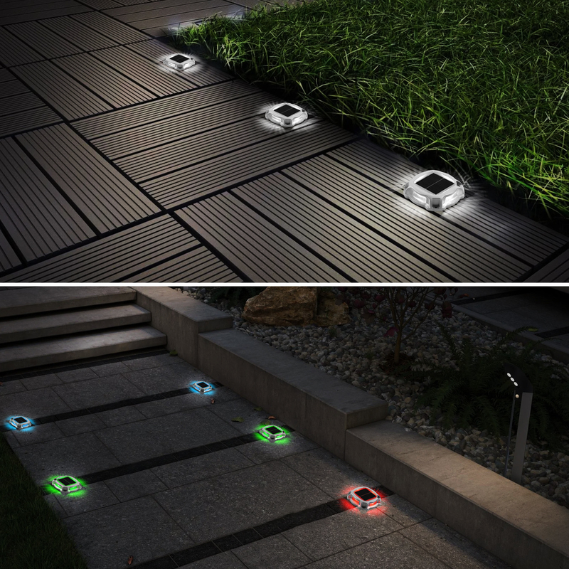 Ronde vorm Paving Solar Light Led Road Stud Road Markers Flitsend Solar Dock Light