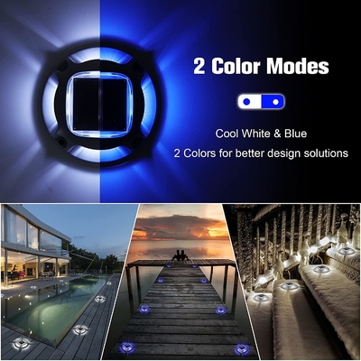 het Aluminium van 2V 140 MAH Solar Deck Lights Outdoor voor de Manier van de Tuinweg