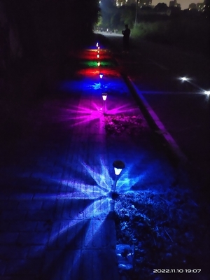 De kleurrijke Decoratie van de Tuinlichten van IP65 Waterdichte Zonne Aangedreven voor Buitenkant