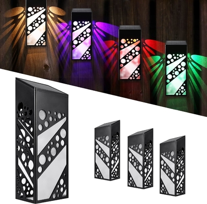 Buitenzonne hek licht Waterdicht Straat Hof Decoratief Led Tuin Zonnewandlicht