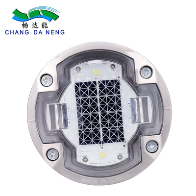Aluminium Led Solar Road Stud Reflective Traffic Warning Marker Light For Pathway Highway Project