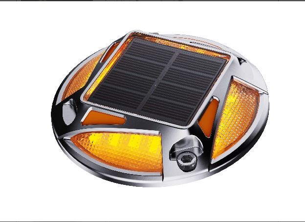 Solar Road Stud met 12 stuks LED-verouderingsbestendige hulpverlichting voor verkeersveiligheid