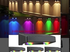 4.5 uur opladen zonnehek licht voor eenvoudige verzorging buitenverlichting